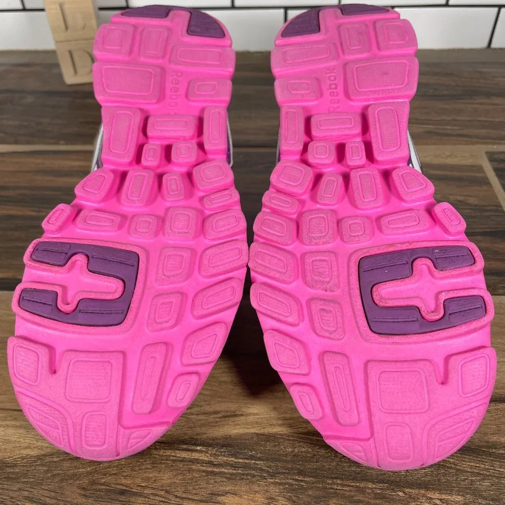 Reebok Yourflex Youth Girl's Size 5.5 Shoes Purple Pink Trainers Sneakers